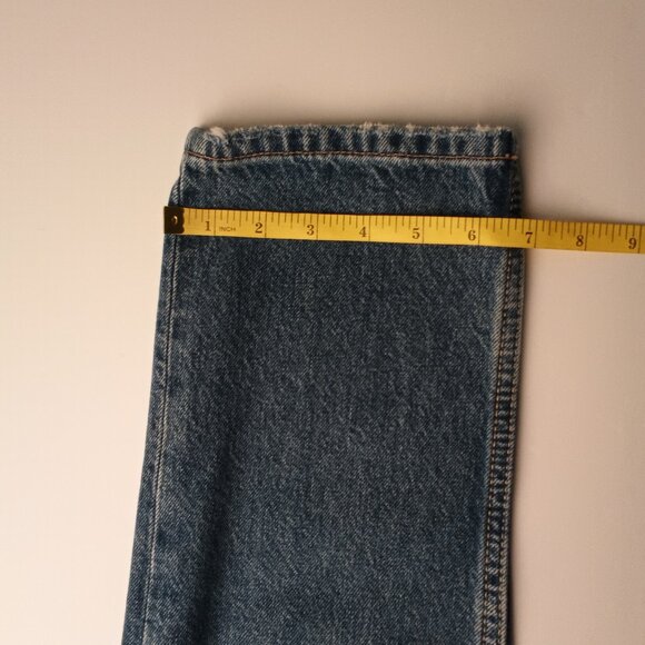 Topshop Editor Denim Jeans Size 26/4 100% Cotton Buttonfly High Rise Straight - Picture 10 of 11